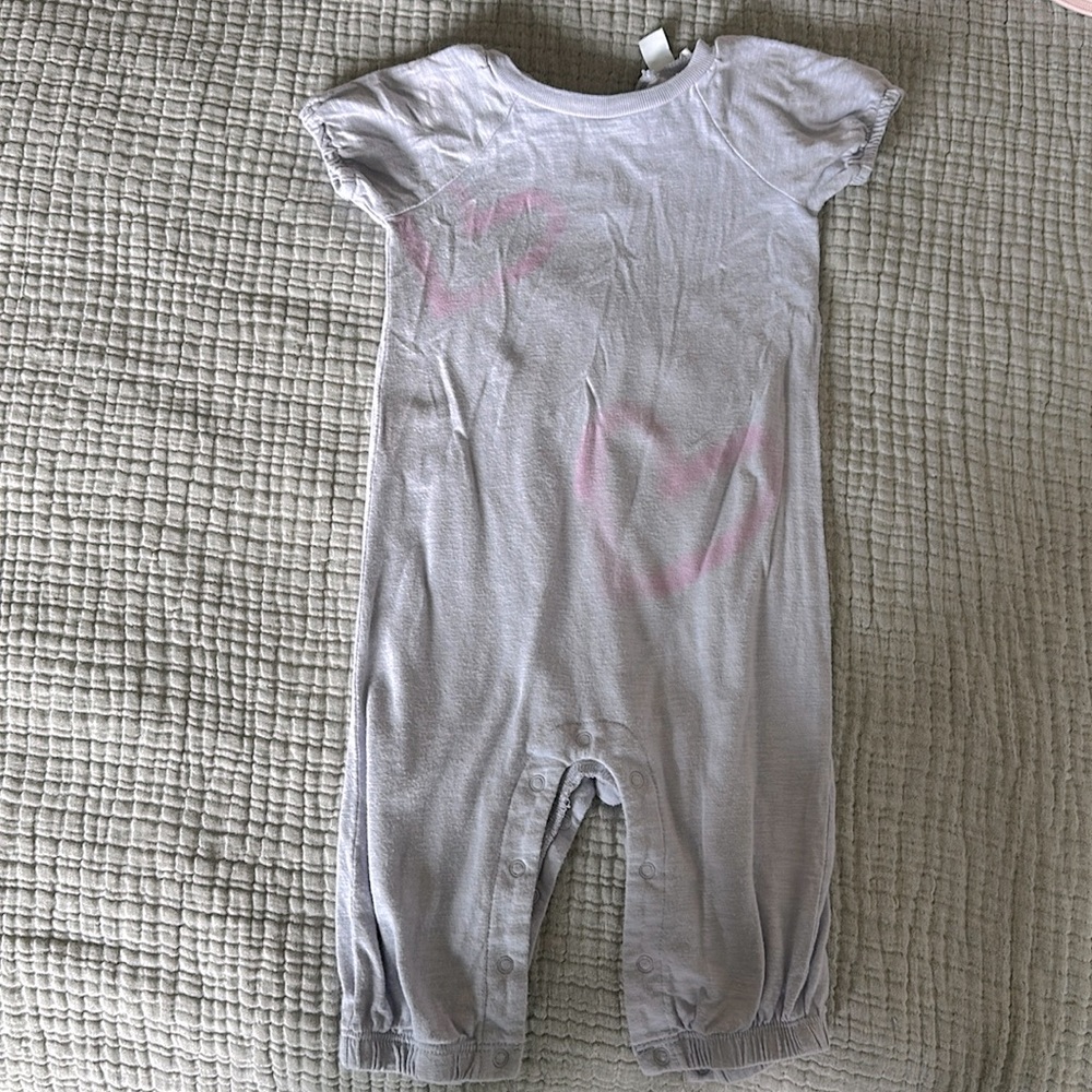 Splendid romper purple w/ hearts. I think this was worn once. Bundle 4 discount